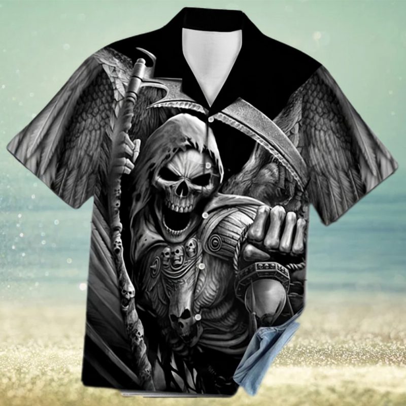 Reaper Skull G5811  Hawaiian Shirt