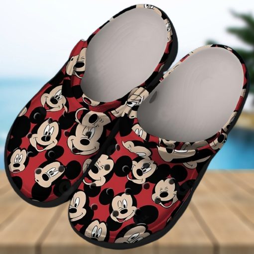Red Mickey Mouse For Man and Women Crocband Crocs Clogs Shoes