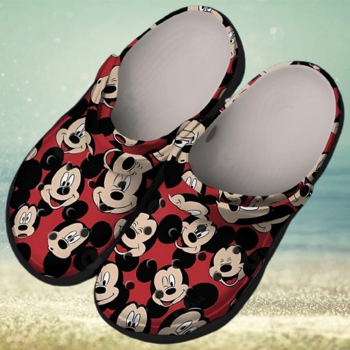 Red Mickey Mouse For Man and Women Crocband Crocs Clogs Shoes
