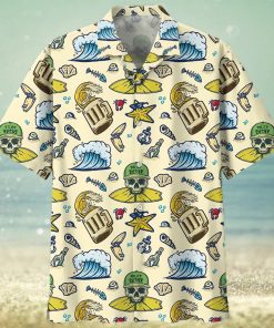 SURFING TAN AWESOME DESIGN UNISEX HAWAIIAN SHIRT