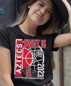 San Diego State Aztecs 2023 NCAA Division I Men’s Basketball Championship Tournament March Madness Sweet 16 shirt