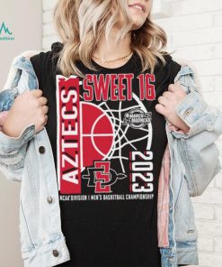 San Diego State Aztecs 2023 NCAA Division I Men’s Basketball Championship Tournament March Madness Sweet 16 shirt