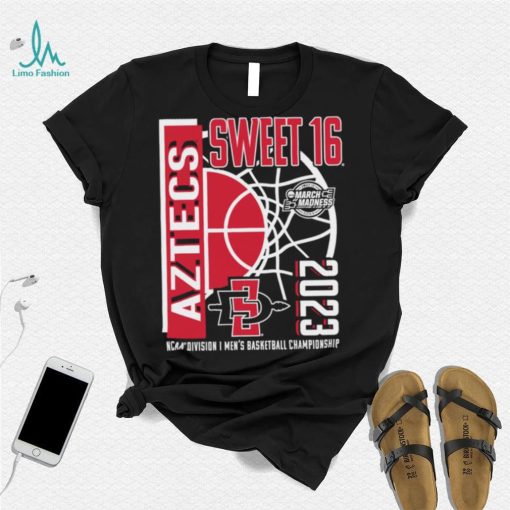 San Diego State Aztecs 2023 NCAA Division I Men’s Basketball Championship Tournament March Madness Sweet 16 shirt