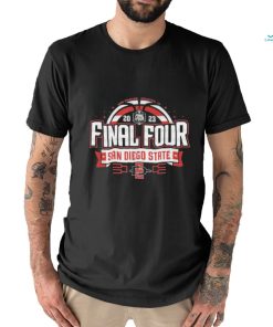 San Diego State Aztecs Final Four 2023 Basketball Bold Black Unisex Shirt