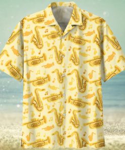 Saxophone Yellow Nice Design Unisex Hawaiian Shirt For Men And Women Dhc17062426