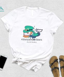 Seattle Kraken Vineyard Vines White St. Patrick’s Day shirt