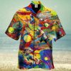 Tropical Forest Dragonfly Hawaiian Summer Beach Shirt Full Over Print