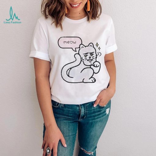 Sexy cat meow t shirt