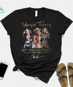 Shania Twain 40th Anniversary 1983 – 2023 Signautre Shirt