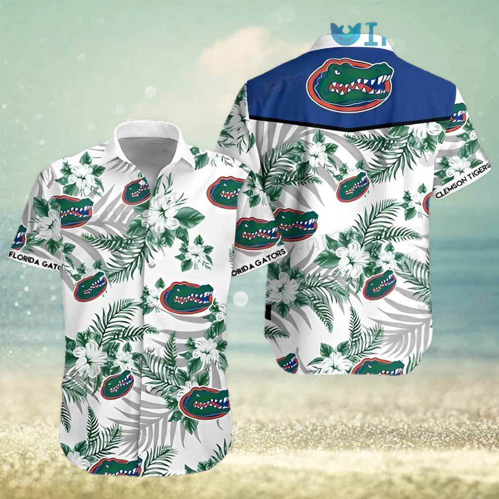 Shirt Hibiscus Tropcial Leaf Florida Gators Gift Shirt Hibiscus Tropcial Leaf Florida Gators Gift