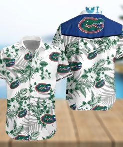 Shirt Hibiscus Tropcial Leaf Florida Gators Gift