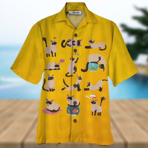 Siamese Orange High Quality Unisex Hawaiian Shirt