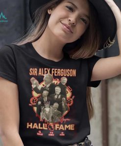 Sir Alex Ferguson Hall Of Fame Signature Shirt