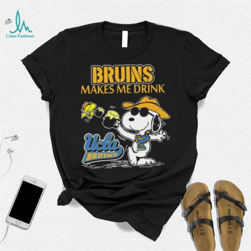 Snoopy And Woodstock UCLA Bruins Makes Me Drink Shirt