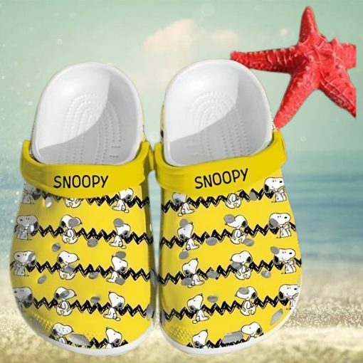 Snoopy Charlie Brown Peanuts Adults Kids Crocband Clogs 3D Crocs Crocband Clog