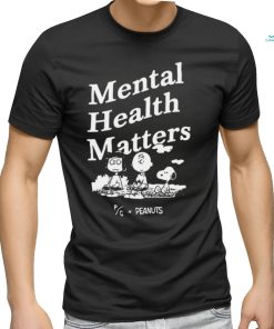 Snoopy Peanuts mental health matters 2023 t shirt