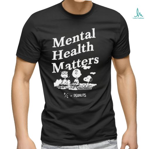 Snoopy Peanuts mental health matters 2023 t shirt