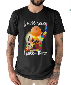 Snoopy and Charlie Brown you’ll never walk alone shirt