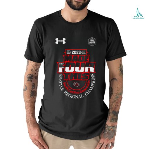 South Carolina Gamecocks 2023 NCAA Men’s Basketball Tournament March Madness Final Four Regional Champions Locker Room Shirt