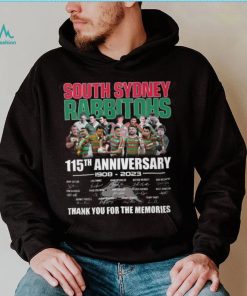 South Sydney Rabbitohs 115th Anniversary 1908 – 2023 Thank You For The Memories Shirt
