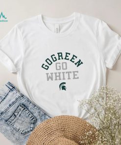 Spartan Strong go green go white shirt