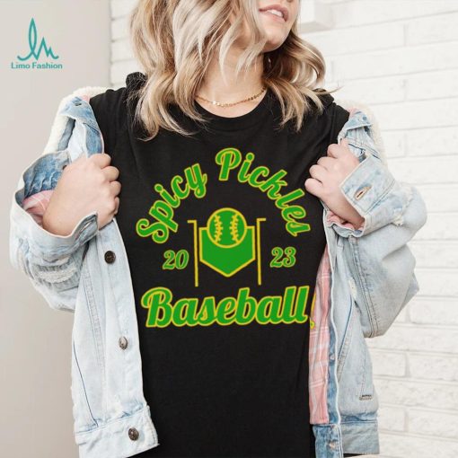 Spicy Pickles Baseball 2023 logo shirt