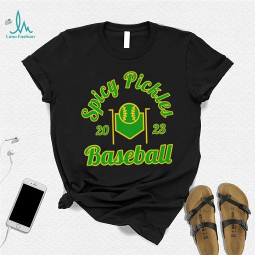 Spicy Pickles Baseball 2023 logo shirt