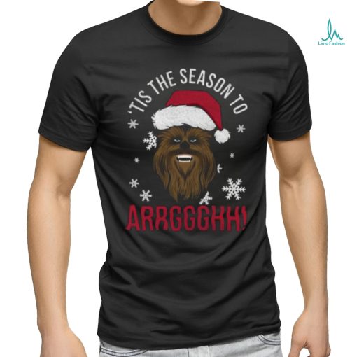 Star Wars Christmas Chewbacca Tis The Season To Arrghh Christmas Lights T Shirt