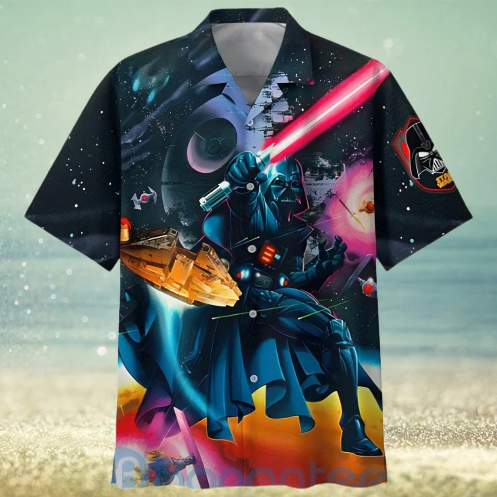 Star Wars Dark Vader Super Power Light Hawaiian Shirt