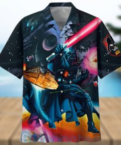 Star Wars Dark Vader Super Power Light Hawaiian Shirt