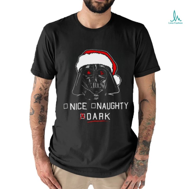 Star Wars Darth Vader Dark List Santa Christmas T Shirt