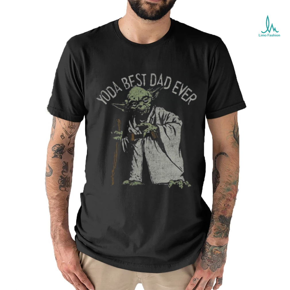 Star Wars Yoda Best Dad Ever Graphic T Shirt Father’s Day Gift
