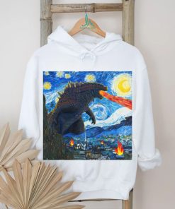 Starry night godzilla 2023 t shirt