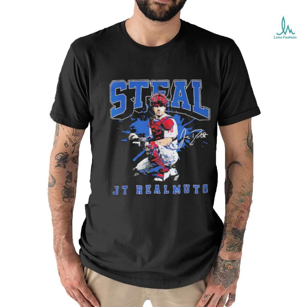 Steal JT Realmuto Philadelphia Phillies signature T-shirt - Dalatshirt