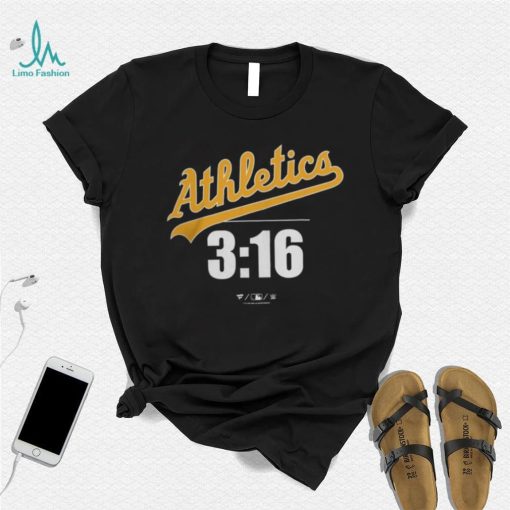 Steve Austin Green Oakland Athletics 3 16 T Shirt