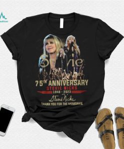 Stevie 75th Anniversary Stevie Nicks 1948 – 2023 Thank You For The Memories Shirt