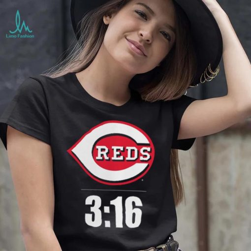 Stone Cold Steve Austin Black Cincinnati Reds 3 16 Shirt