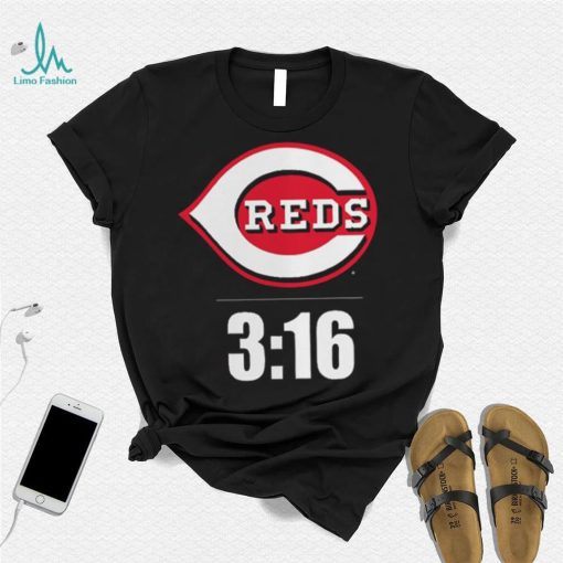 Stone Cold Steve Austin Black Cincinnati Reds 3 16 Shirt