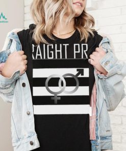 Straight White Pride shirt