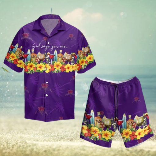 Summer Crown Royal Short Sleeve Hawaiian Shirt