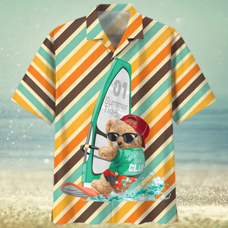 Surfing Colorful Awesome Design Unisex Hawaiian Shirt