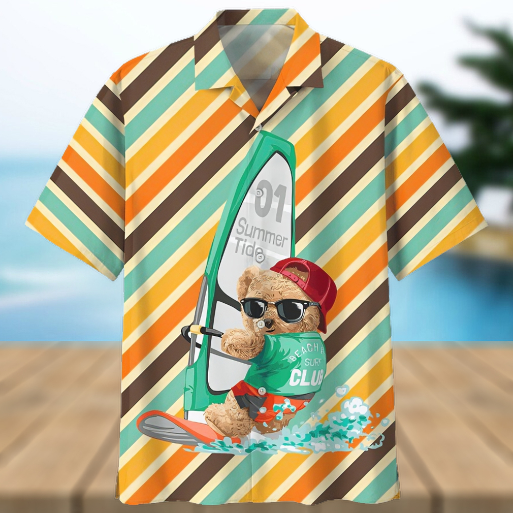 Surfing Colorful Awesome Design Unisex Hawaiian Shirt