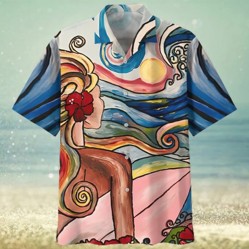 Surfing Colorful Nice Design Unisex Hawaiian Shirt