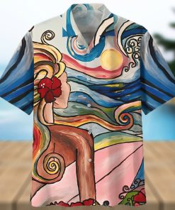 Surfing Colorful Nice Design Unisex Hawaiian Shirt