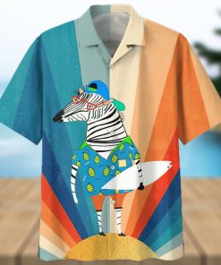 Surfing Colorful Unique Design Unisex Hawaiian Shirt