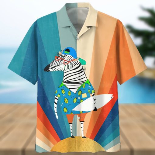 Surfing Colorful Unique Design Unisex Hawaiian Shirt