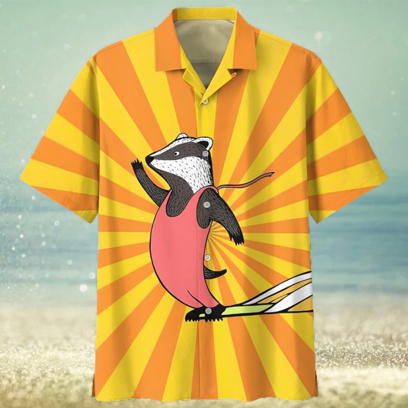 Surfing Yellow Amazing Design Unisex Hawaiian Shirt