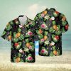 Tropical Pineapple Busch Light Short Sleeve Hawaiian Shirt