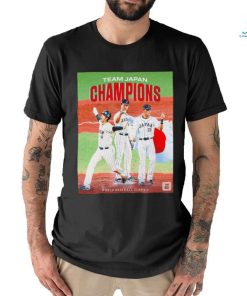 Team Japan Champions World Baseball Classic poster shirt