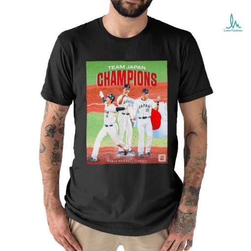 Team Japan Champions World Baseball Classic poster shirt